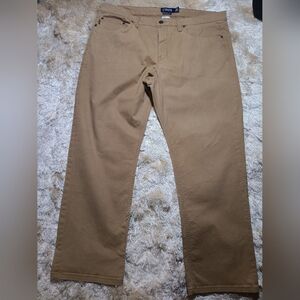 Chaps Tan Chinos Classic Style